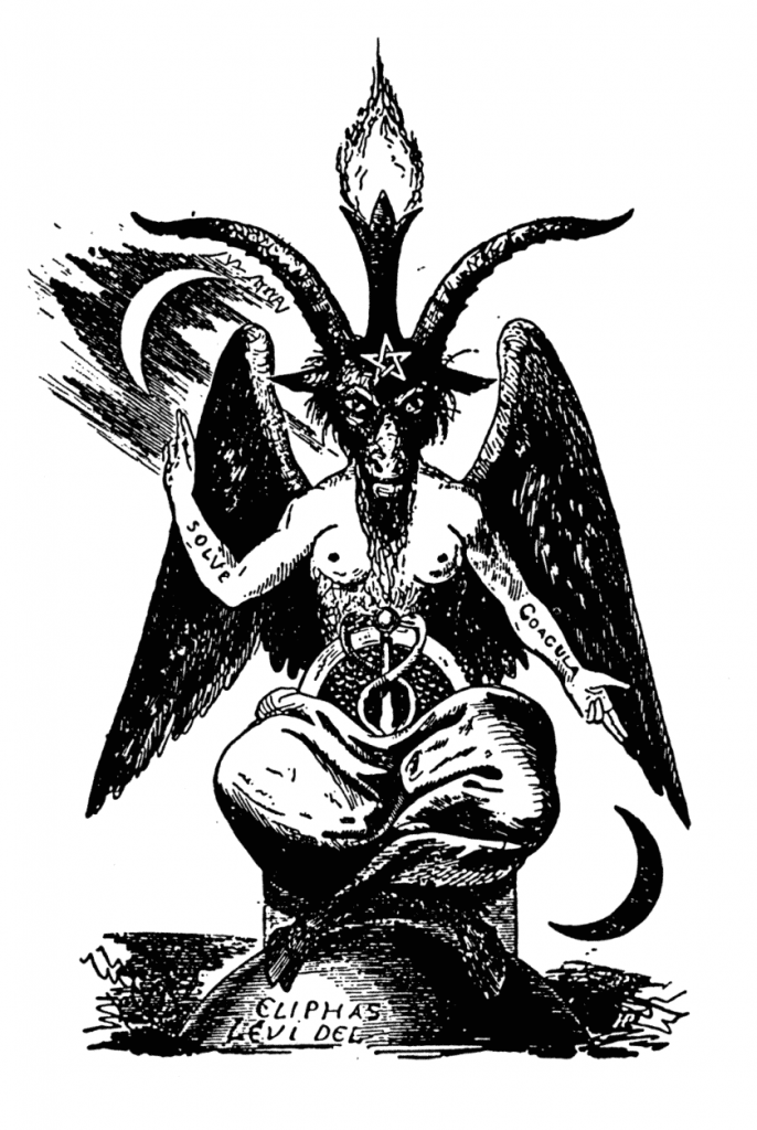 El Arcano del Diablo es la peor carta de todo el Tarot.  SOLVE COACULA
ELIPHAS LEVI DEL